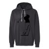 Unisex Garment-Dyed Lightweight Fleece Hooded Sweatshirt Thumbnail