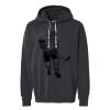 Unisex Garment-Dyed Lightweight Fleece Hooded Sweatshirt Thumbnail
