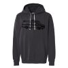 Unisex Garment-Dyed Lightweight Fleece Hooded Sweatshirt Thumbnail