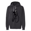 Unisex Garment-Dyed Lightweight Fleece Hooded Sweatshirt Thumbnail