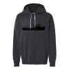 Unisex Garment-Dyed Lightweight Fleece Hooded Sweatshirt Thumbnail