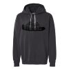Unisex Garment-Dyed Lightweight Fleece Hooded Sweatshirt Thumbnail