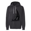 Unisex Garment-Dyed Lightweight Fleece Hooded Sweatshirt Thumbnail
