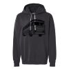 Unisex Garment-Dyed Lightweight Fleece Hooded Sweatshirt Thumbnail