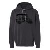 Unisex Garment-Dyed Lightweight Fleece Hooded Sweatshirt Thumbnail