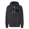 Unisex Garment-Dyed Lightweight Fleece Hooded Sweatshirt Thumbnail