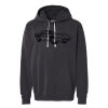Unisex Garment-Dyed Lightweight Fleece Hooded Sweatshirt Thumbnail
