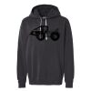 Unisex Garment-Dyed Lightweight Fleece Hooded Sweatshirt Thumbnail