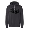 Unisex Garment-Dyed Lightweight Fleece Hooded Sweatshirt Thumbnail