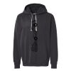 Unisex Garment-Dyed Lightweight Fleece Hooded Sweatshirt Thumbnail