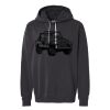 Unisex Garment-Dyed Lightweight Fleece Hooded Sweatshirt Thumbnail