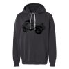 Unisex Garment-Dyed Lightweight Fleece Hooded Sweatshirt Thumbnail
