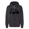 Unisex Garment-Dyed Lightweight Fleece Hooded Sweatshirt Thumbnail