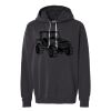 Unisex Garment-Dyed Lightweight Fleece Hooded Sweatshirt Thumbnail