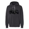 Unisex Garment-Dyed Lightweight Fleece Hooded Sweatshirt Thumbnail