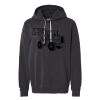 Unisex Garment-Dyed Lightweight Fleece Hooded Sweatshirt Thumbnail