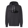 Unisex Garment-Dyed Lightweight Fleece Hooded Sweatshirt Thumbnail