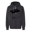 Unisex Garment-Dyed Lightweight Fleece Hooded Sweatshirt Thumbnail