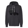 Unisex Garment-Dyed Lightweight Fleece Hooded Sweatshirt Thumbnail
