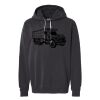 Unisex Garment-Dyed Lightweight Fleece Hooded Sweatshirt Thumbnail