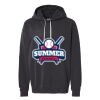 Unisex Garment-Dyed Lightweight Fleece Hooded Sweatshirt Thumbnail
