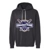Unisex Garment-Dyed Lightweight Fleece Hooded Sweatshirt Thumbnail