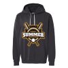 Unisex Garment-Dyed Lightweight Fleece Hooded Sweatshirt Thumbnail