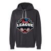 Unisex Garment-Dyed Lightweight Fleece Hooded Sweatshirt Thumbnail