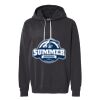 Unisex Garment-Dyed Lightweight Fleece Hooded Sweatshirt Thumbnail