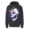 Unisex Garment-Dyed Lightweight Fleece Hooded Sweatshirt Thumbnail