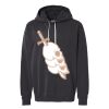 Unisex Garment-Dyed Lightweight Fleece Hooded Sweatshirt Thumbnail