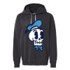 Unisex Garment-Dyed Lightweight Fleece Hooded Sweatshirt Thumbnail