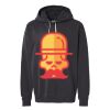 Unisex Garment-Dyed Lightweight Fleece Hooded Sweatshirt Thumbnail