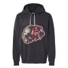 Unisex Garment-Dyed Lightweight Fleece Hooded Sweatshirt Thumbnail