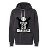 Unisex Garment-Dyed Lightweight Fleece Hooded Sweatshirt Thumbnail