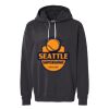 Unisex Garment-Dyed Lightweight Fleece Hooded Sweatshirt Thumbnail