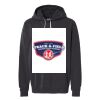 Unisex Garment-Dyed Lightweight Fleece Hooded Sweatshirt Thumbnail