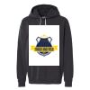 Unisex Garment-Dyed Lightweight Fleece Hooded Sweatshirt Thumbnail