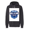 Unisex Garment-Dyed Lightweight Fleece Hooded Sweatshirt Thumbnail