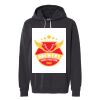 Unisex Garment-Dyed Lightweight Fleece Hooded Sweatshirt Thumbnail