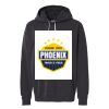 Unisex Garment-Dyed Lightweight Fleece Hooded Sweatshirt Thumbnail