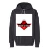 Unisex Garment-Dyed Lightweight Fleece Hooded Sweatshirt Thumbnail