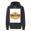 Unisex Garment-Dyed Lightweight Fleece Hooded Sweatshirt Thumbnail