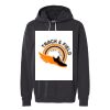 Unisex Garment-Dyed Lightweight Fleece Hooded Sweatshirt Thumbnail