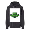 Unisex Garment-Dyed Lightweight Fleece Hooded Sweatshirt Thumbnail