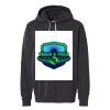 Unisex Garment-Dyed Lightweight Fleece Hooded Sweatshirt Thumbnail