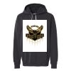 Unisex Garment-Dyed Lightweight Fleece Hooded Sweatshirt Thumbnail