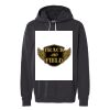 Unisex Garment-Dyed Lightweight Fleece Hooded Sweatshirt Thumbnail