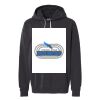 Unisex Garment-Dyed Lightweight Fleece Hooded Sweatshirt Thumbnail