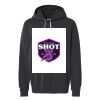 Unisex Garment-Dyed Lightweight Fleece Hooded Sweatshirt Thumbnail